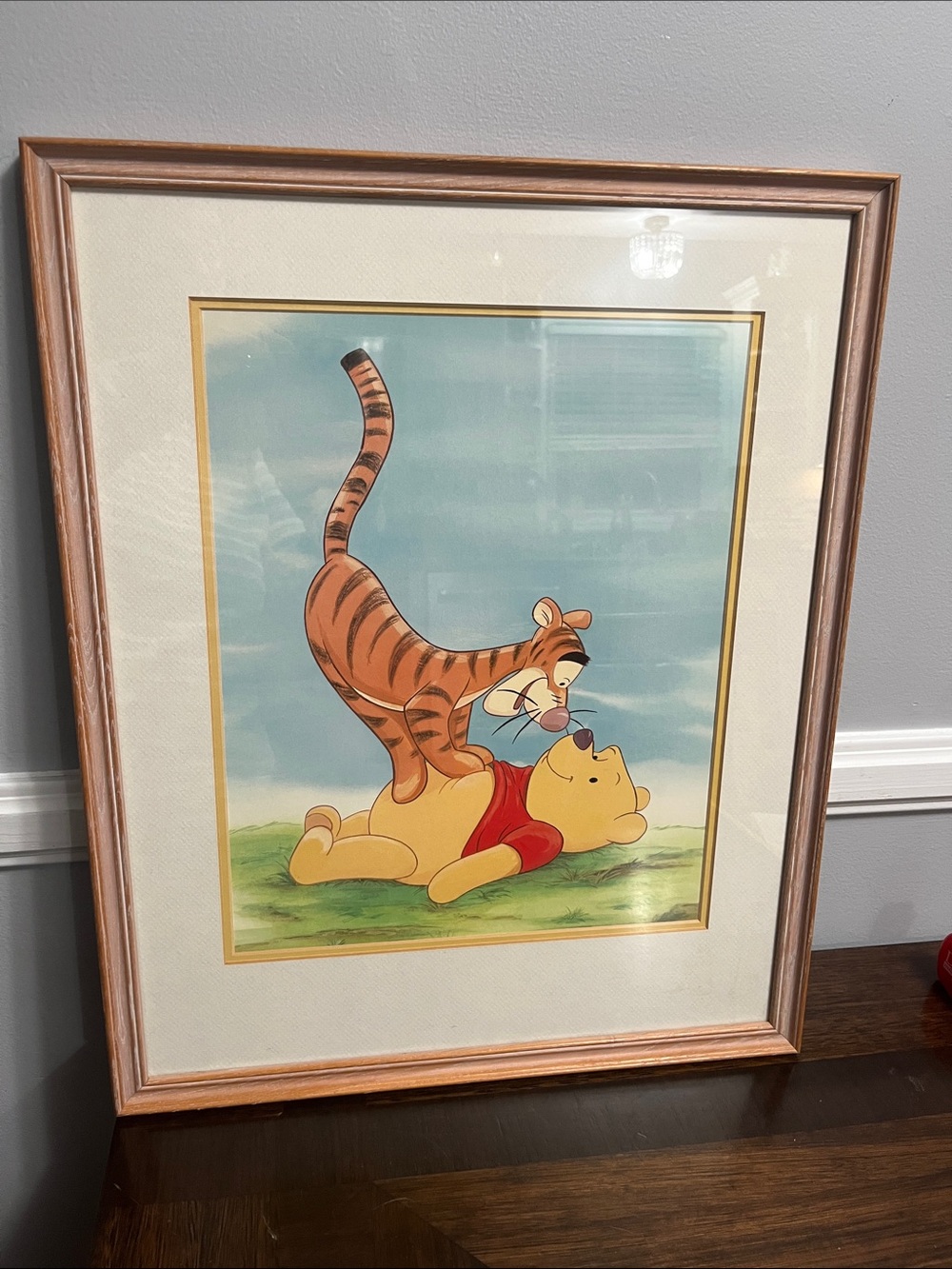 Disney Winnie the Pooh & Tigger Print - Yellow, Orange, Blue